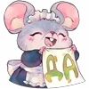 🙂‍↕️ Эмодзи «Мышка Мэйд» для Telegram