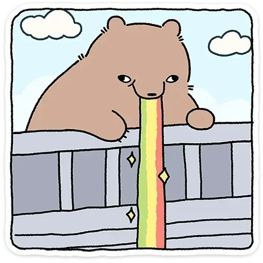 🌈 Стикер «Мишич» для Telegram