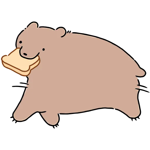 🍞 Эмодзи «Мишич» для Telegram