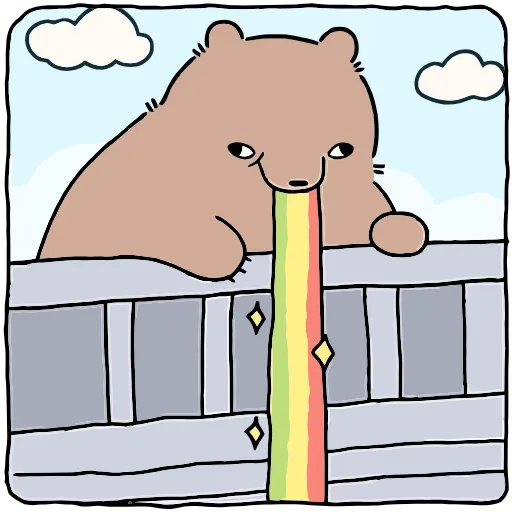🌈 Эмодзи «Мишич» для Telegram