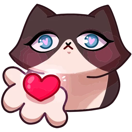 ❤️ Эмодзи «Мурчальня» для Telegram