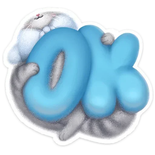 🆗 Стикер «Мурзик» для Telegram