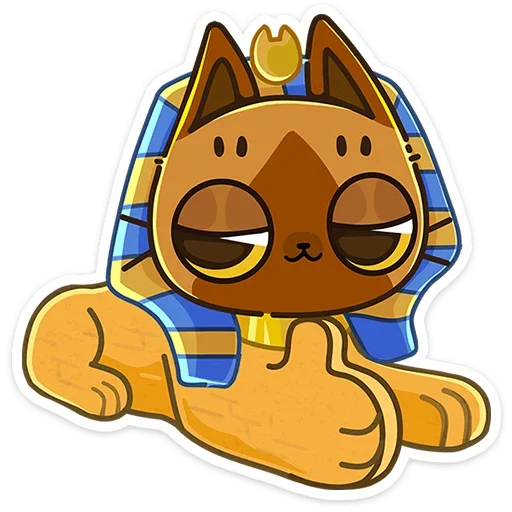 Стикерпак Нехо для Telegram