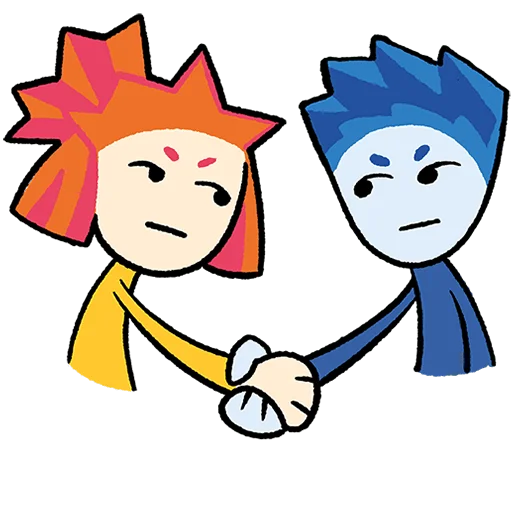 🤝 Стикер «Новые Фиксики БТ» для Telegram