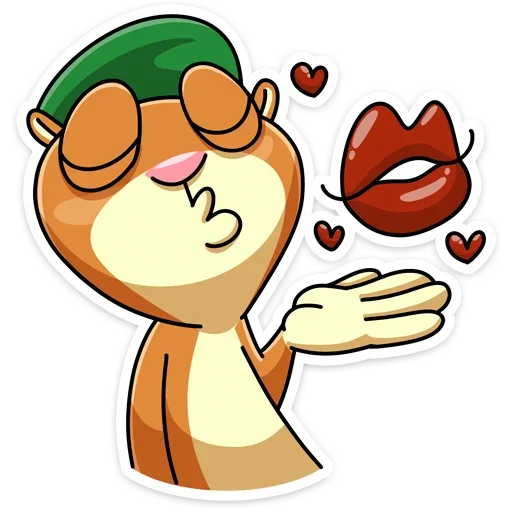 😘 Стикер «Оливер - отважный боец диванных войск&;» для Telegram