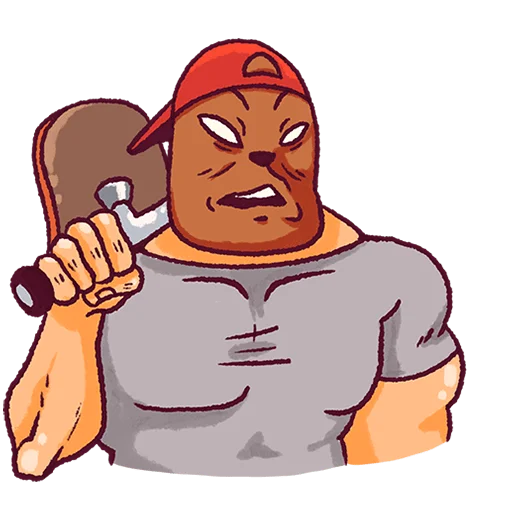 🧢 Стикер «Папа медведь Без Текста» для Telegram