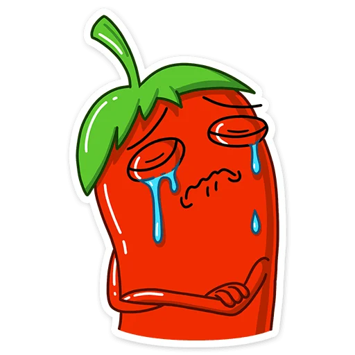 😭 Стикер «Перец» для Telegram