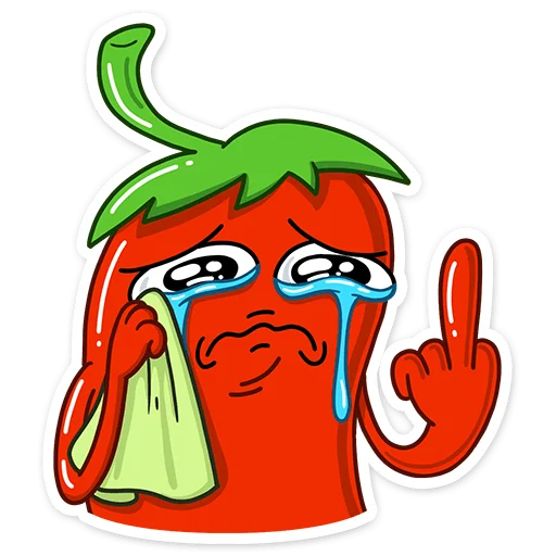 🖕 Стикер «Перец» для Telegram
