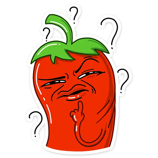 🤔 Стикер «Перец» для Telegram