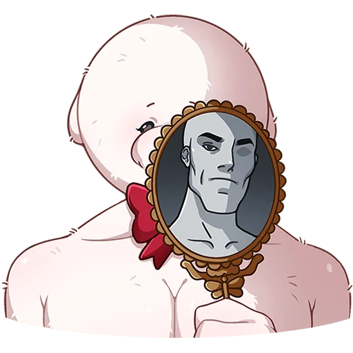 🪞 Стикер «Пиф Без Текста» для Telegram