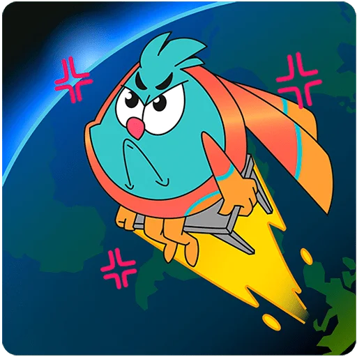 🚀 Стикер «Смешарики ПинКод 2 Без Текста» для Telegram
