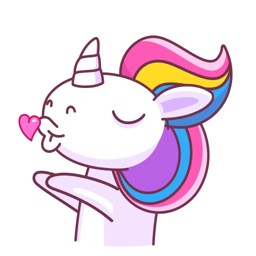😘 Стикер «Поникорн» для Telegram
