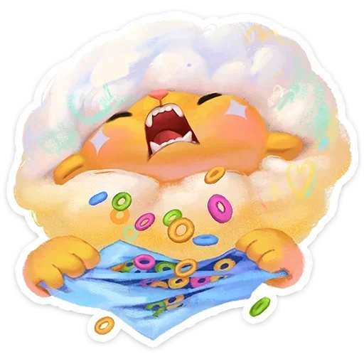 😫 Стикер «Пафф» для Telegram