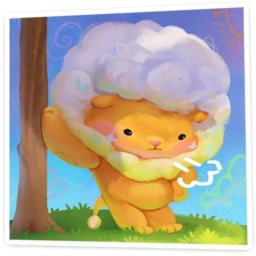 😤 Стикер «Пафф» для Telegram