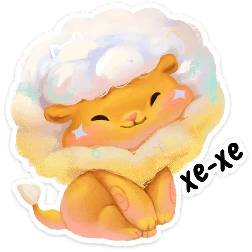 😈 Стикер «Пафф» для Telegram