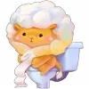 🚽 Эмодзи «Пафф» для Telegram