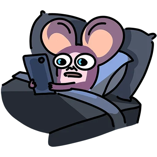 😴 Стикер «Крысюня Без Текста» для Telegram