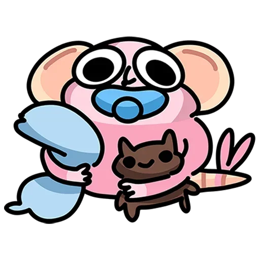 🫨 Стикер «Крысюня Без Текста» для Telegram