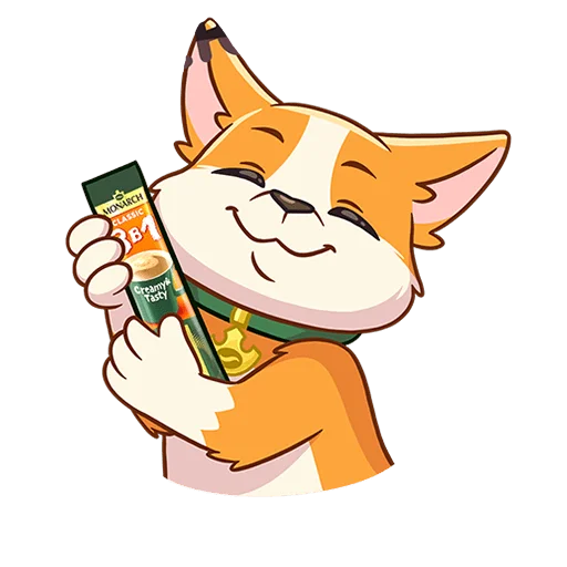 🤗 Стикер «Миксик и жиза Без Текста» для Telegram