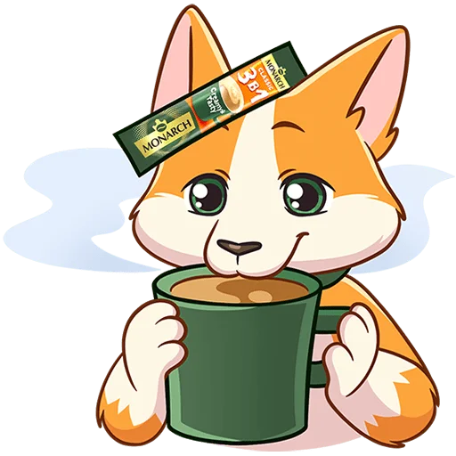 ☕️ Стикер «Миксик и жиза Без Текста» для Telegram