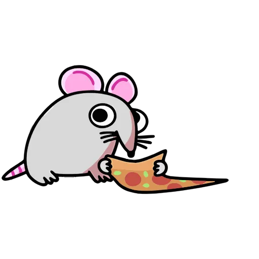 🍕 Стикер «Крысюк к доске» для Telegram