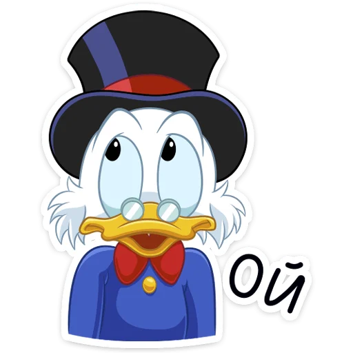 Стикерпак Скрудж МакДак для Telegram