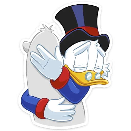 🫂 Стикер «Скрудж МакДак» для Telegram