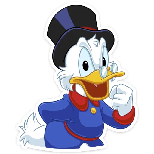 😠 Стикер «Скрудж МакДак» для Telegram