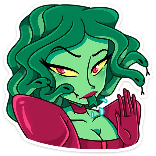 😛 Стикер «Селена» для Telegram