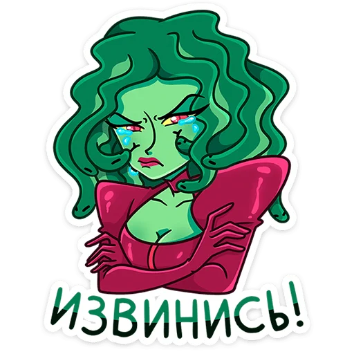 😢 Стикер «Селена» для Telegram