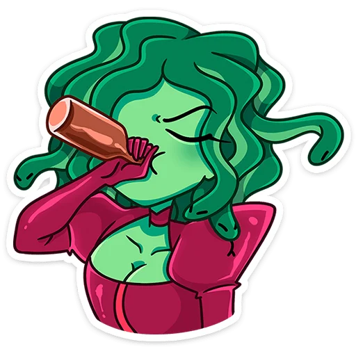 🍷 Стикер «Селена» для Telegram