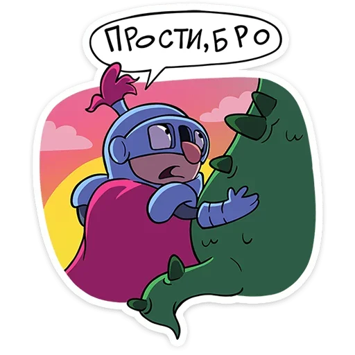 🤗 Стикер «Сэр Альфред IV Длинноносый» для Telegram