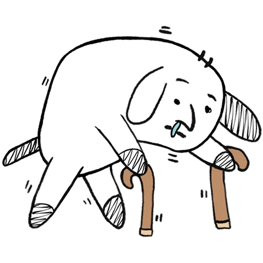 🤕 Стикер «Пчих Без Текста» для Telegram