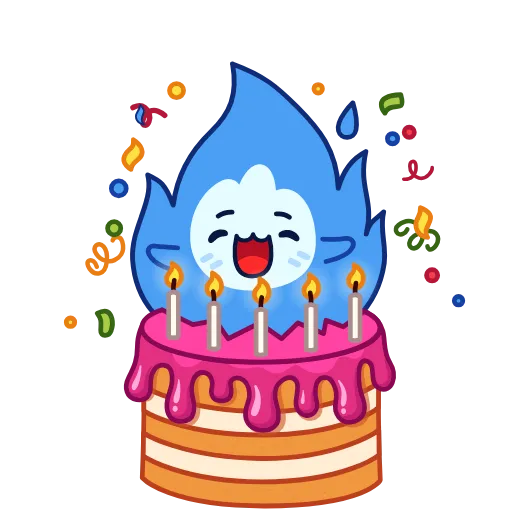 🎂 Эмодзи «Искорка» для Telegram