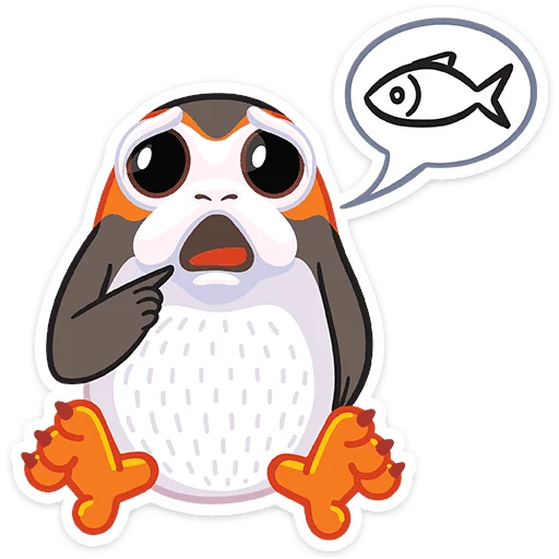 😋 Стикер «Порги» для Telegram