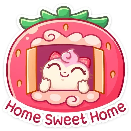 ☺️ Стикер «Клубничка Душечка» для Telegram