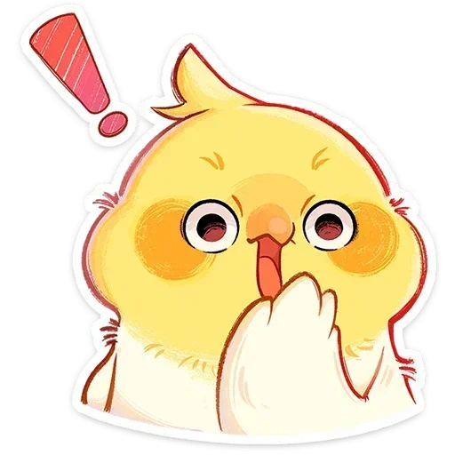 😱 Стикер «Лучик» для Telegram