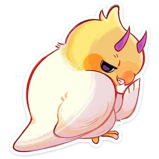 😈 Стикер «Лучик» для Telegram
