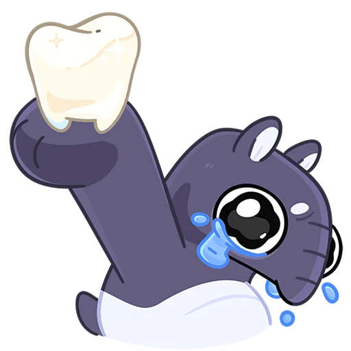 🦷 Стикер «Топаз Без Текста» для Telegram