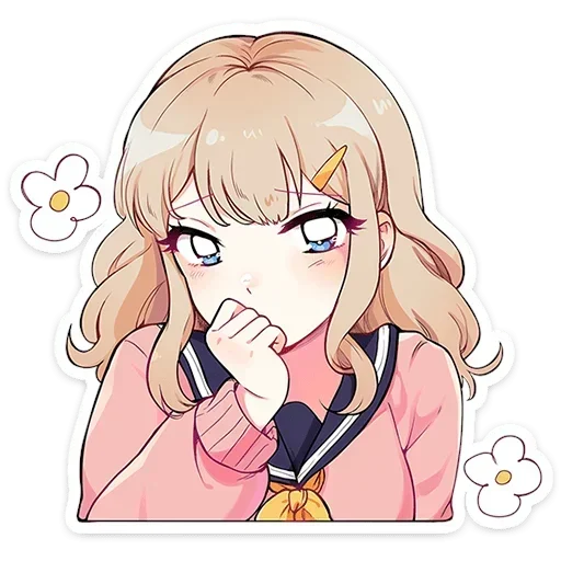 🤭 Стикер «Усами» для Telegram