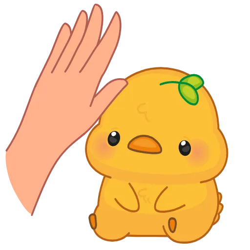 😌 Стикер «Желточек» для Telegram