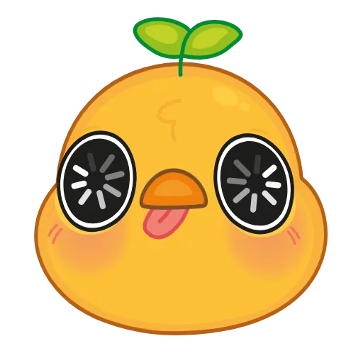 😵‍💫 Стикер «Желточек» для Telegram