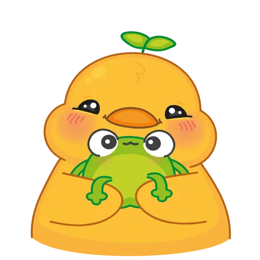 🐸 Стикер «Желточек» для Telegram