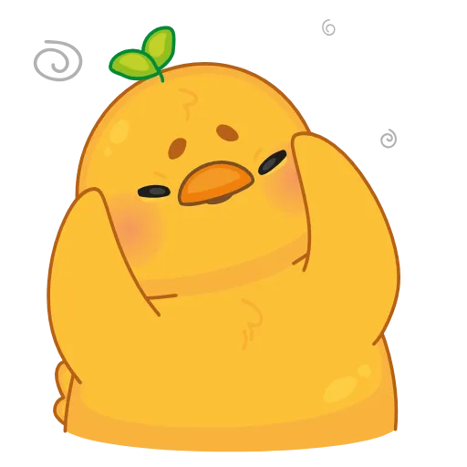 😵‍💫 Стикер «Желточек» для Telegram