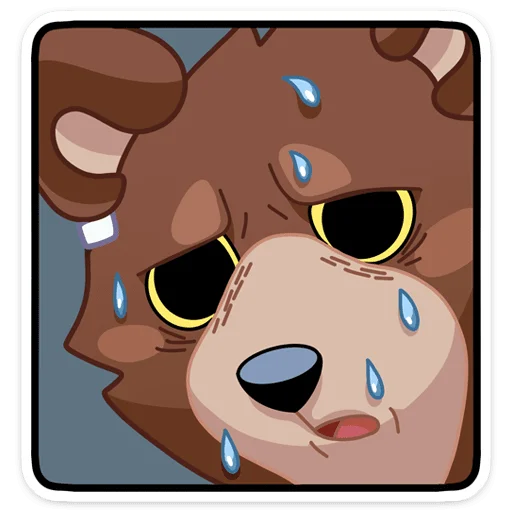😅 Стикер «Медвежутка» для Telegram