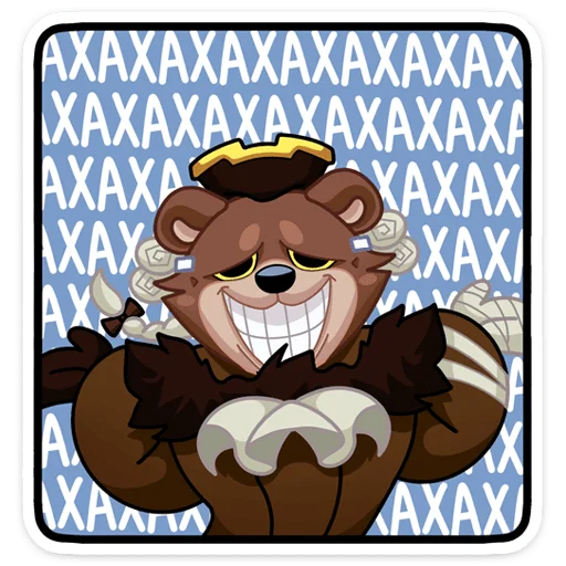 😃 Стикер «Медвежутка» для Telegram