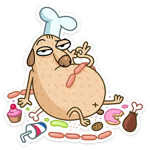 🤤 Стикер «VK Fest 2018» для Telegram