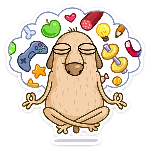 🧘‍♂ Стикер «VK Fest 2018» для Telegram