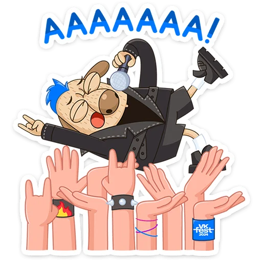 ⭐ Стикер «VK Fest 2024 -» для Telegram