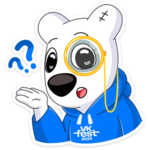 ⭐ Стикер «VK Fest 2024 -» для Telegram